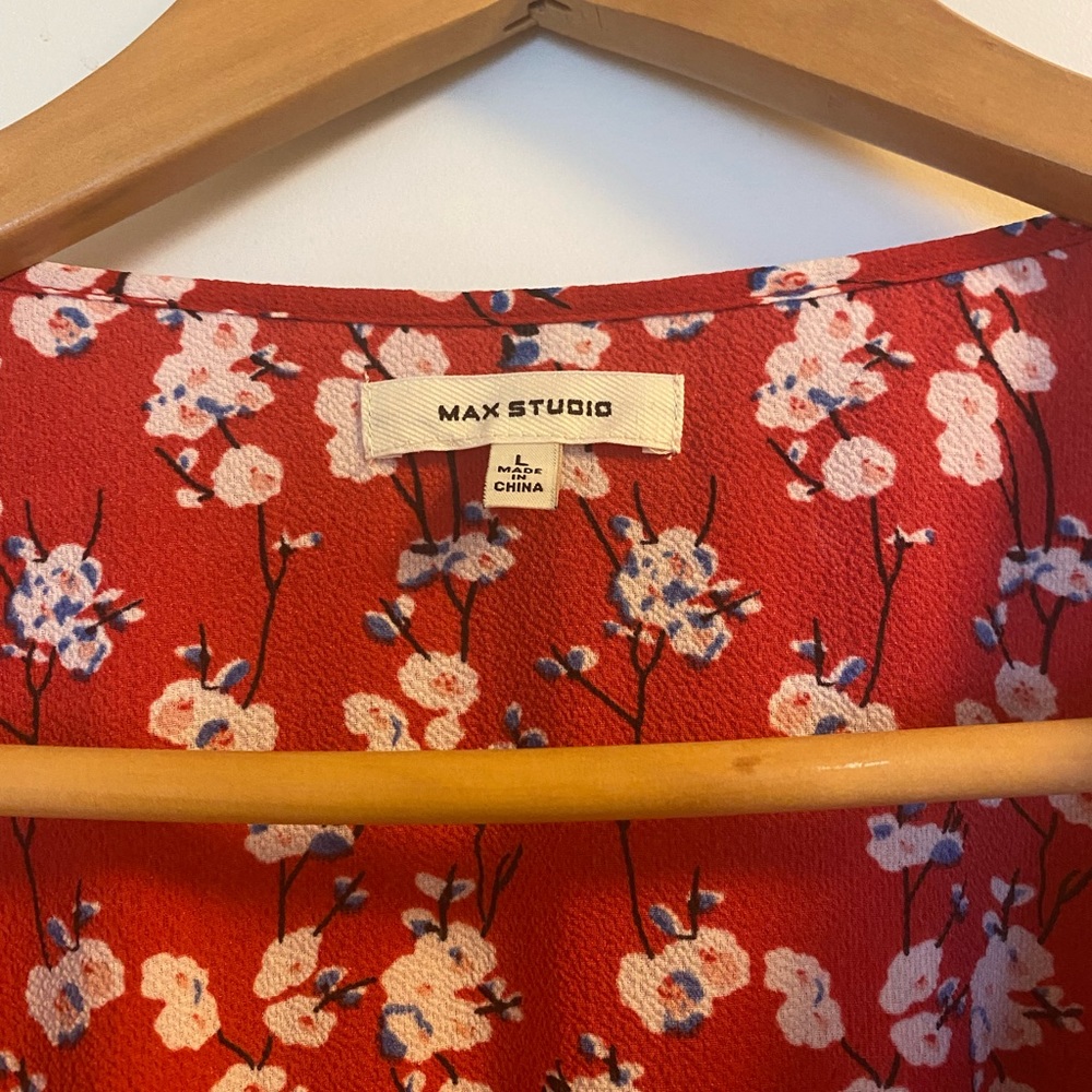 Max Studio ruffled wrap dress - Picture 4 of 7